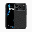 BENKS Kevlar Armor PRO Carbon Fiber 600D A069 carcasă pentru MagSafe pentru iPhone 17 Pro