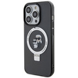Suport pentru inel Karl Lagerfeld Husa MagSafe Karl & Choupette pentru iPhone 15 Pro