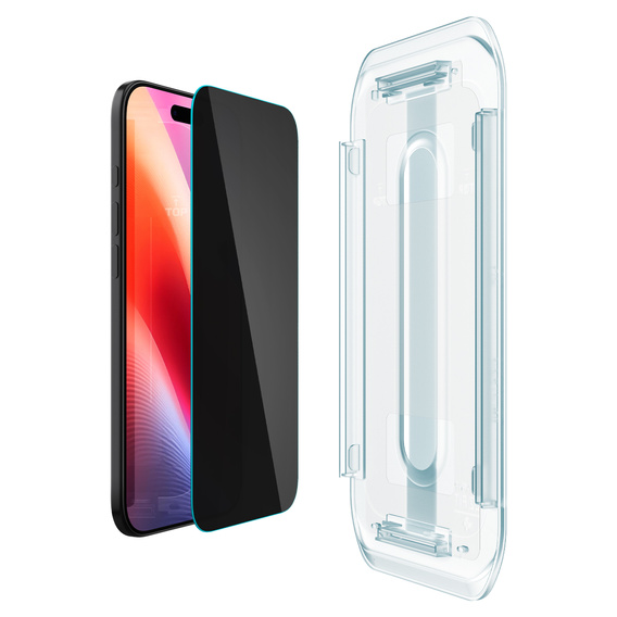 Sticlă de temperare a confidențialității Spigen Glas.TR "EZ FIT" HD pentru iPhone Air (2 buc)