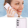 Huse pentru Samsung Galaxy S23, Glittery Powder, transparentă