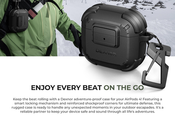 Husă de protecție Dexnor pentru Apple AirPods 4 2024