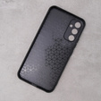 Huse pentru Samsung Galaxy A34 5G, ERBORD Business, cu placă de suport pentru mașină, gri