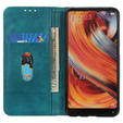 Huse pentru Samsung Galaxy A56, Wallet Litchi Leather, verde