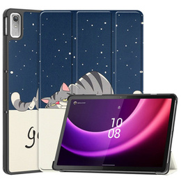 Husă pentru Lenovo Tab P11 Gen 2 TB350FU TB350XU 11.5", Smartcase, sleeping cat
