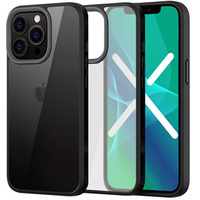 Huse pentru iPhone 13 Pro Max, ERBORD Hybrid Case, negru