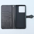 Cu clapetă pentru Xiaomi 13T / 13T Pro, Mandala, negru