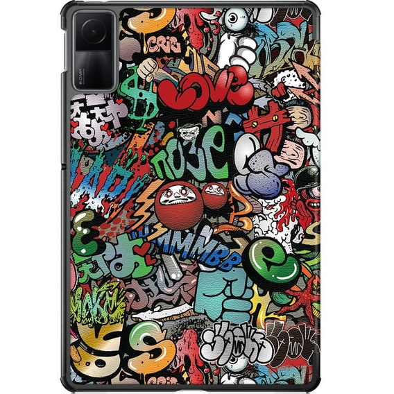 Husă pentru Xiaomi Redmi Pad SE 11", Smartcase, graffiti