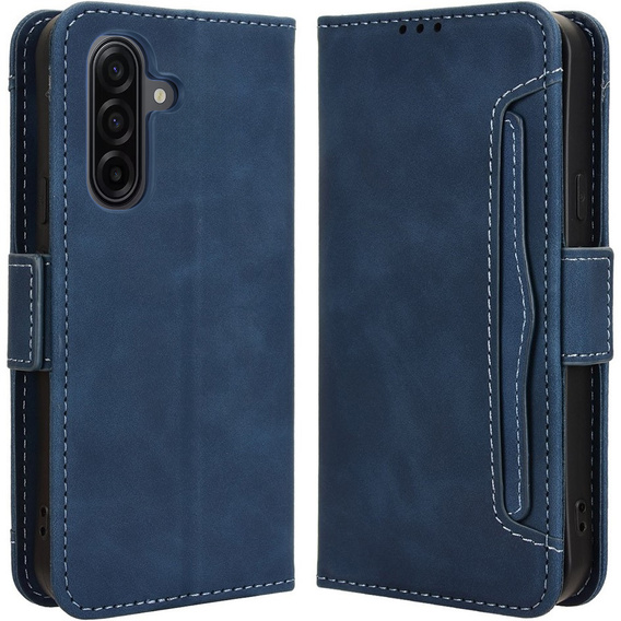 Carcasă cu clapetă pentru Oppo Reno 14F, slot pentru carduri, portofel, negru