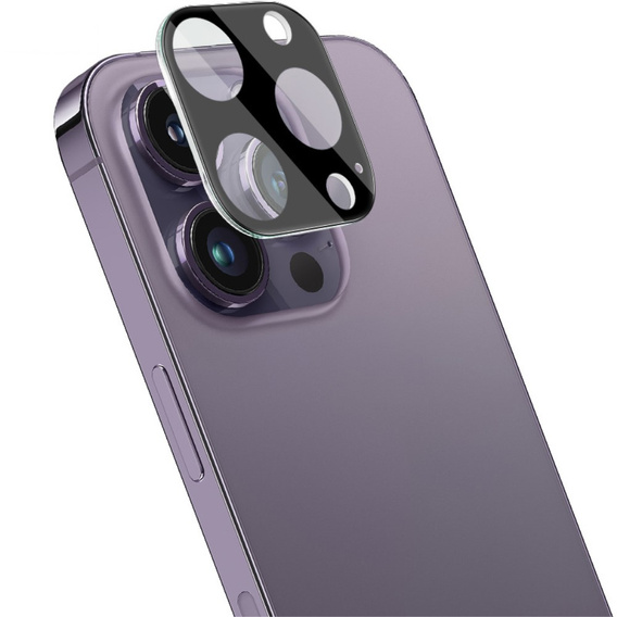 IMAK Camera Glass pentru iPhone 14 Pro / 14 Pro Max, negru