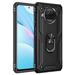 Husă blindată pentru Xiaomi Mi 10T Lite, Nox Case Ring, negru
