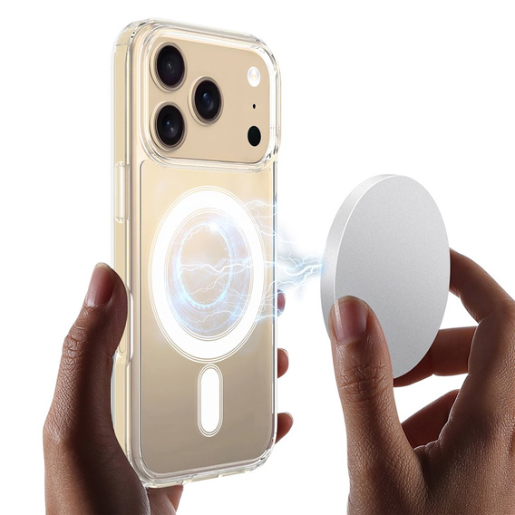 Caz magnetic TPU + Acrilic pentru iPhone 17 Pro Max