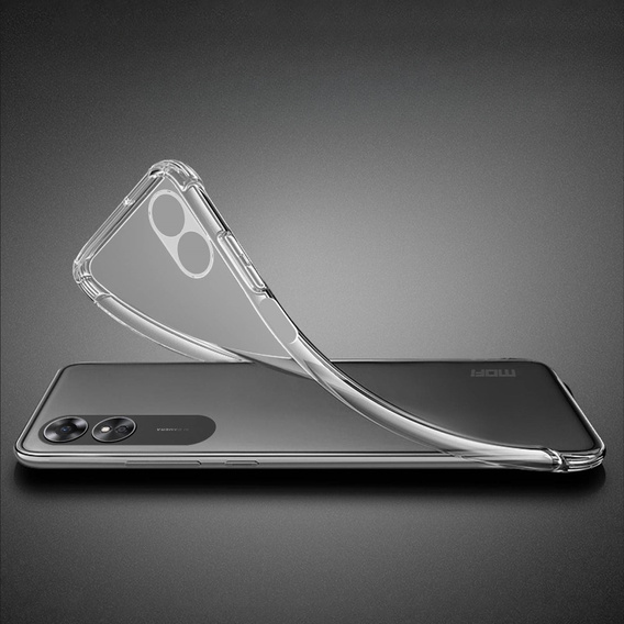 Husă MOFI pentru Oppo A17, subțire, transparentă