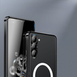 Carcasă de protecție pentru camera foto pentru Samsung Galaxy S23 Plus, CamShield MagSafe, transparent / negru