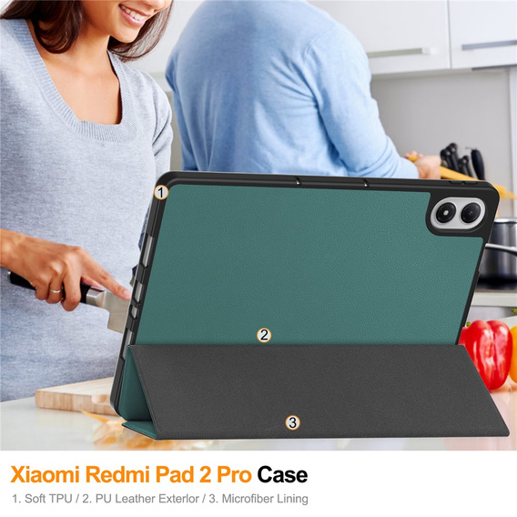 Husă flip Smartcase pentru Xiaomi Redmi Pad 2 Pro