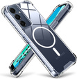 Husă pentru Samsung Galaxy A16, Fusion Hybrid Case, pentru MagSafe, transparentă + Sticlă pentru ecran