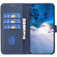 Cu clapetă pentru Samsung Galaxy A55 5G,BINFEN Wallet, albastru