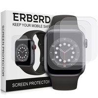 3x ERBORD Hydrogel Foil pentru Apple Watch 4/5/6/SE 44mm