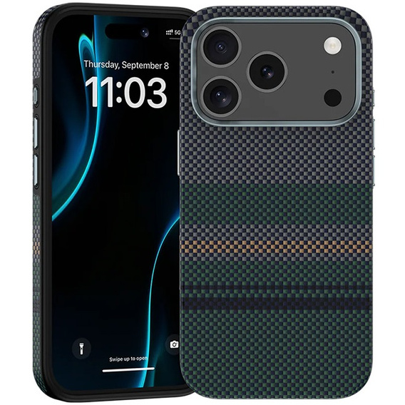 Husă BENKS Kevlar Magnetic Armor Pro Aurora 600D C070 pentru MagSafe pentru iPhone 17 Pro Max