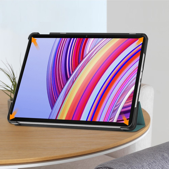 Husă pentru Xiaomi Redmi Pad Pro / Xiaomi Poco Pad, Smartcase, verde