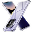 Carcasă pentru Xiaomi Redmi Note 14 Pro+ 5G, Erbord Dropproof, transparentă + Sticlă