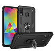 Husă blindată pentru Motorola One Action, Nox Case Ring, negru