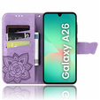 Cu clapetă pentru Samsung Galaxy A26, Butterfly, violet