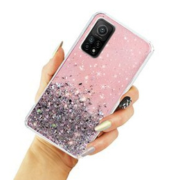 Huse pentru Xiaomi Mi 10T 5G / Mi 10T Pro 5G, Glittery, roz deschis