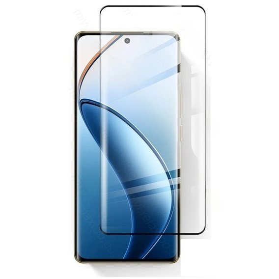 Sticlă călită 3D pentru Realme 12 Pro 5G / 12 Pro+ 5G, negru