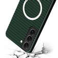 Huse pentru Samsung Galaxy S21, Magsafe Slim Carbon, verde