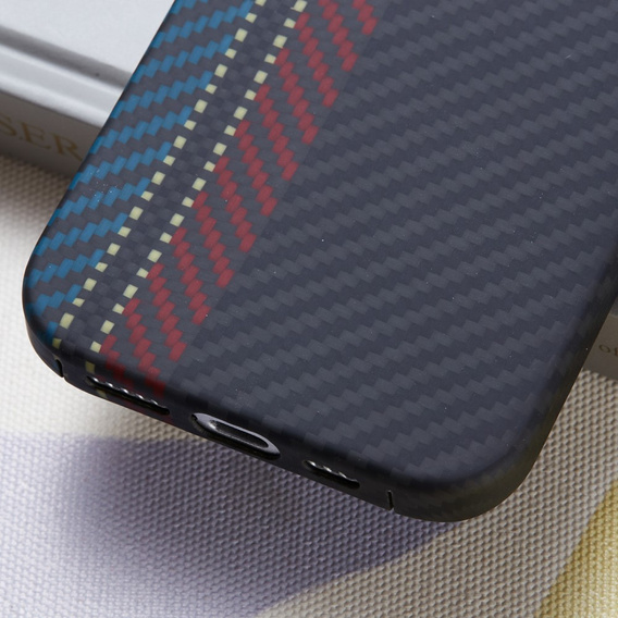 Carcasă pentru iPhone 16 Pro Max, Aramid Fiber MagSafe, negru