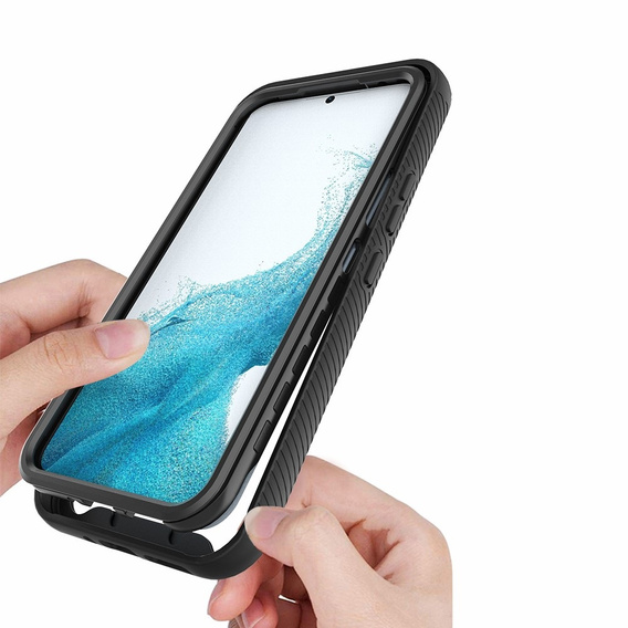 Carcasă pentru Samsung Galaxy A34 5G, Shockproof, cu folie, negru