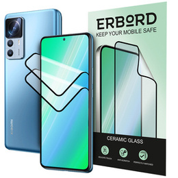 2x sticlă ceramică ERBORD Hybrid Glass pentru Xiaomi 12/12X