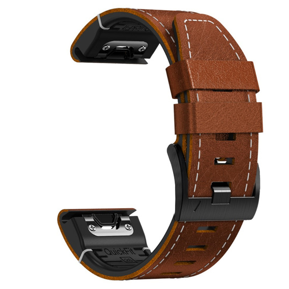 Curea din piele Quickfit pentru Garmin Fenix 5/6/6 PRO/7 Forerunner 965/955/945