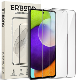 2x sticlă călită pentru Samsung Galaxy A52 / A52s, ERBORD 9H Hard Glass pe ecran