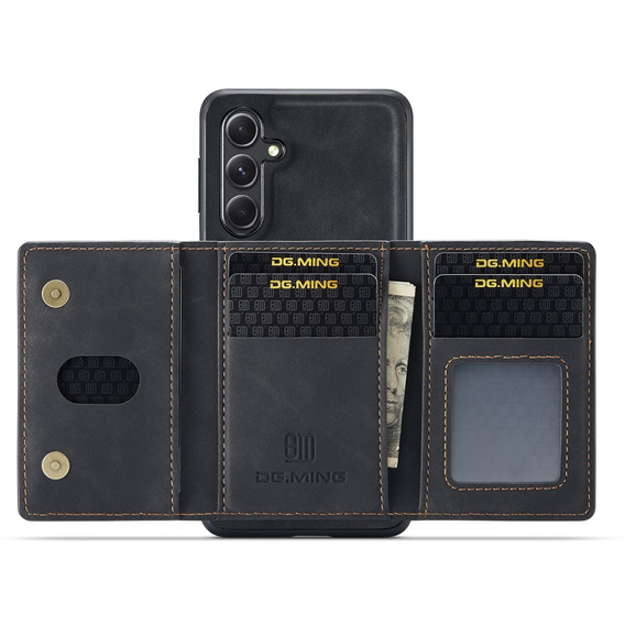Huse pentru Samsung Galaxy A56 5G, DG.MING 2in1, negru