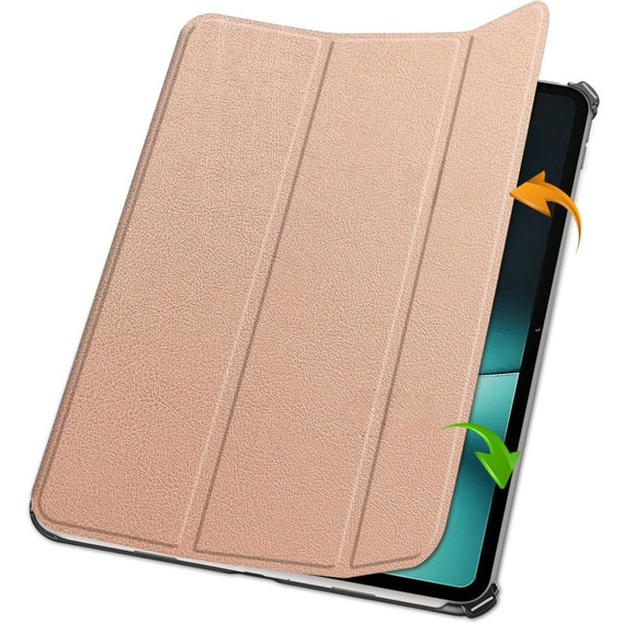 Husă pentru OnePlus Pad, Smartcase, roz rose gold
