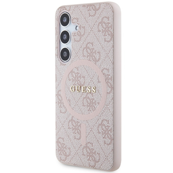 Husă Guess HC MagSafe PU 4G Ring Classic Logo pentru Samsung Galaxy S24
