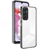 Carcasă pentru Samsung Galaxy M34 5G, Fusion Hybrid, cu protecție pentru camera foto, transparent / negru