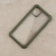 Huse pentru iPhone 11, Dexnor Full Body Rugged, transparent / verde