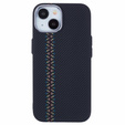Carcasa pentru iPhone 13, Carbon Fiber MagSafe, negru