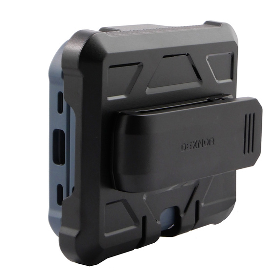 Husă blindată pentru Samsung Galaxy Z Flip 4 5G, Dexnor Clip Holder, albastru marin