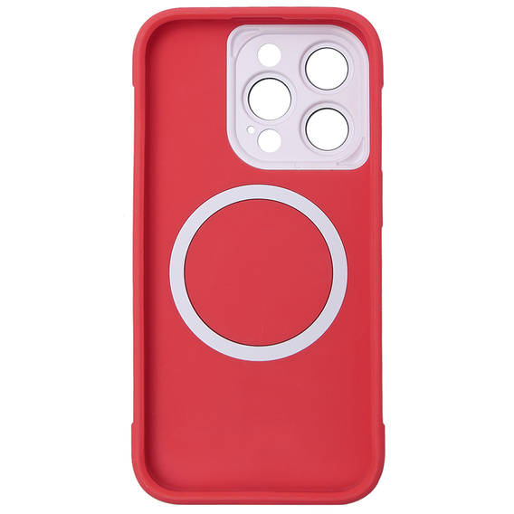 Husă pentru iPhone 15 Pro, ERBORD Armor Mag, roșu
