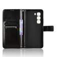 Cu clapetă pentru Infinix Hot 50 Pro+ 4G, Crazy Horse Wallet, negru