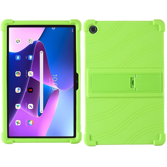 Silicon husă pentru Lenovo Tab M10 Plus 10.6 Gen 3 TB-125F TB-128F, Impact, armat, verde