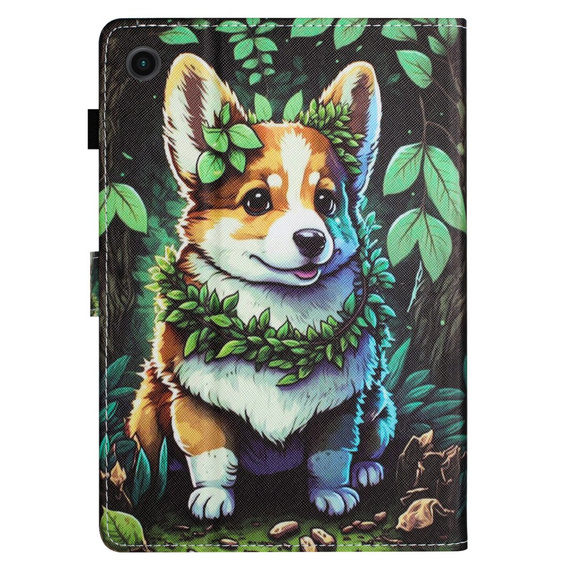 Husă pentru Lenovo Tab M10 10.1 Gen 3, cu clapetă, corgi dog