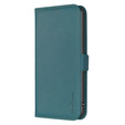 Husa cu clapetă pentru Xiaomi Redmi Note 13 5G, BINFEN Wallet, verde