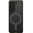 Urban Armor Gear Huse pentru Galaxy Z Fold 5 5G, Plyo MagSafe, transparent / verde