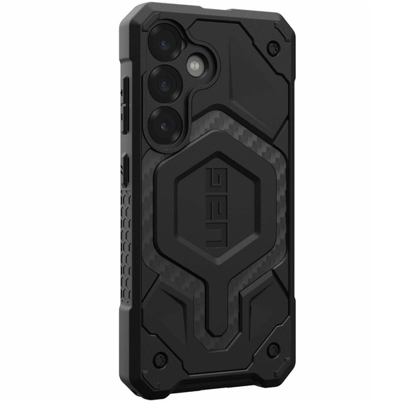 Carcasă Urban Armor Gear pentru Galaxy S25, Monarch Pro MagSafe, carbon negru