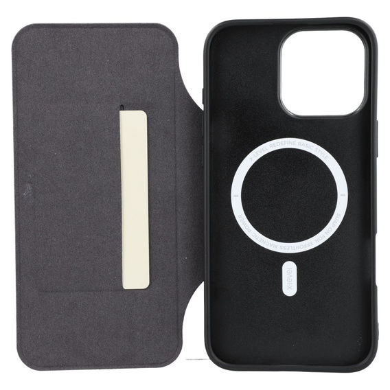 Husă X-LEVEL pentru iPhone 16 Pro, Magnetic Card Holder, albastru