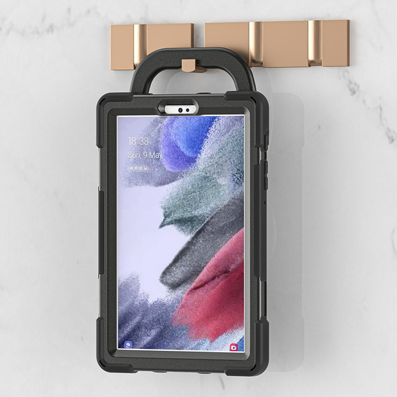Husă pentru copii pentru Samsung Galaxy Tab A7 Lite, blindată cu curea, albastru